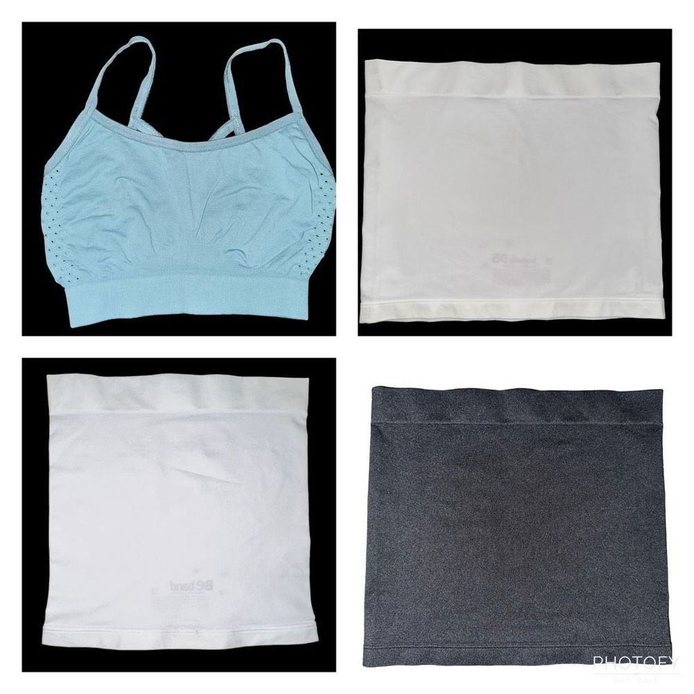 New 4-Piece Maternity Bra & Band Set Mix S & M/L